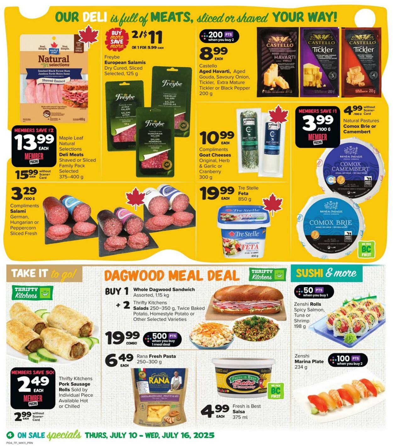 Flyer Thrifty Foods 10.07.2025 - 16.07.2025