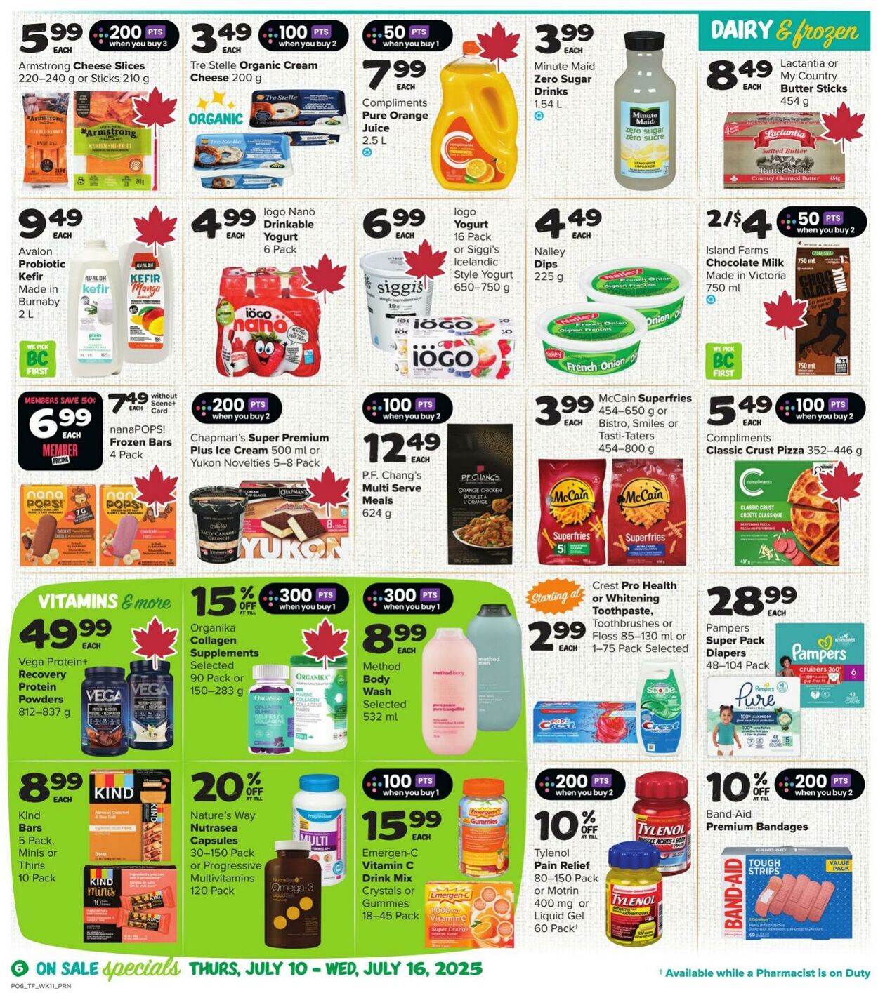 Flyer Thrifty Foods 10.07.2025 - 16.07.2025