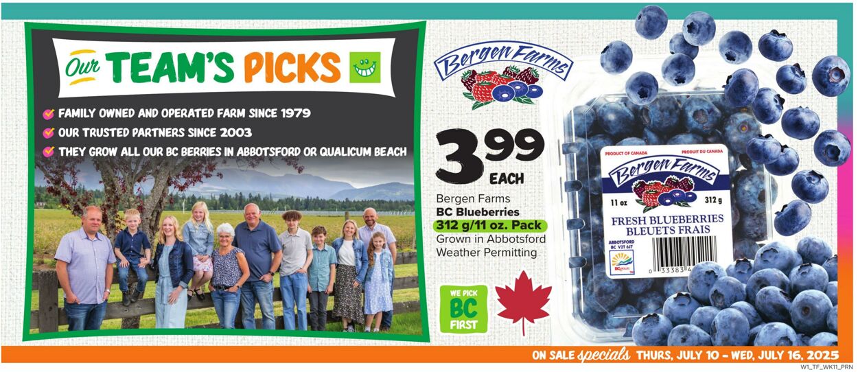 Flyer Thrifty Foods 10.07.2025 - 16.07.2025