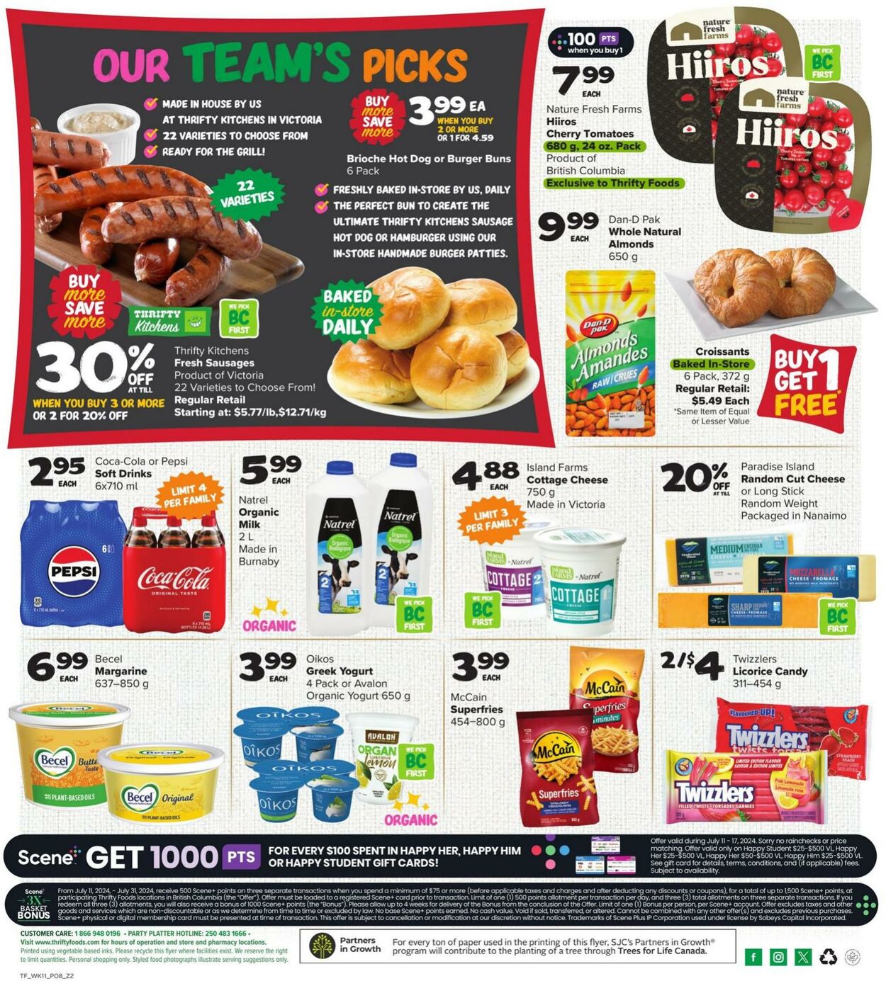 Flyer Thrifty Foods 11.07.2024 - 17.07.2024