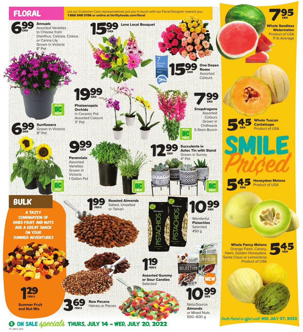 Flyer Thrifty Foods 14.07.2022 - 20.07.2022