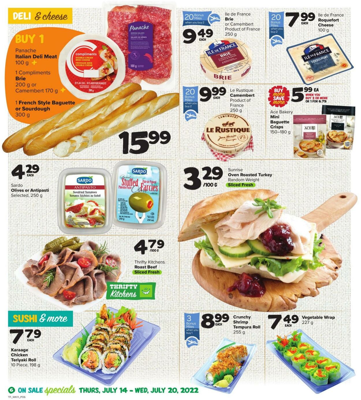 Flyer Thrifty Foods 14.07.2022 - 20.07.2022
