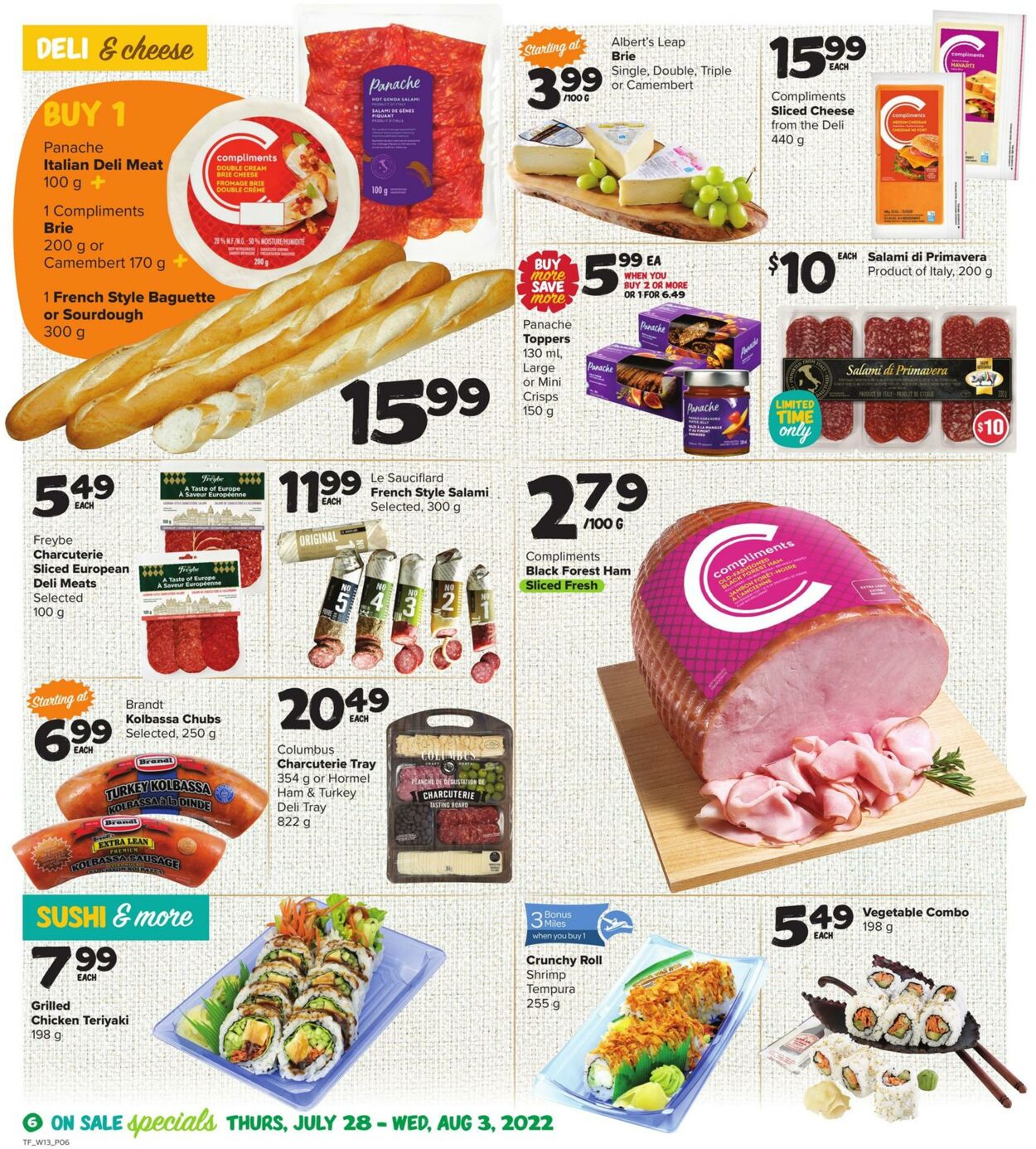 Flyer Thrifty Foods 28.07.2022 - 03.08.2022