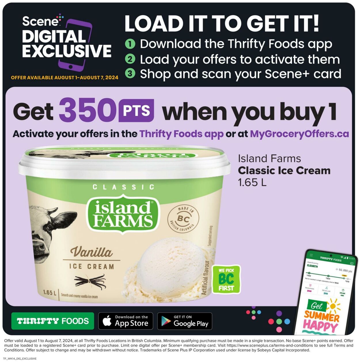 Flyer Thrifty Foods 01.08.2024 - 07.08.2024