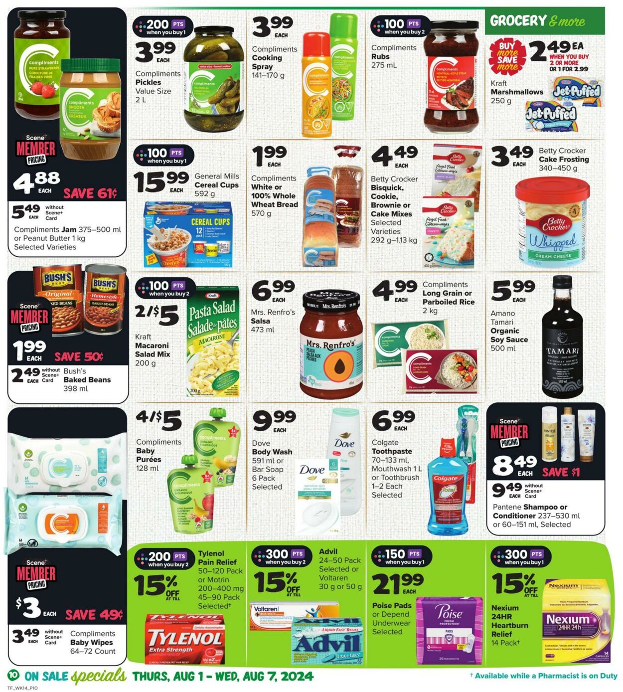 Flyer Thrifty Foods 01.08.2024 - 07.08.2024