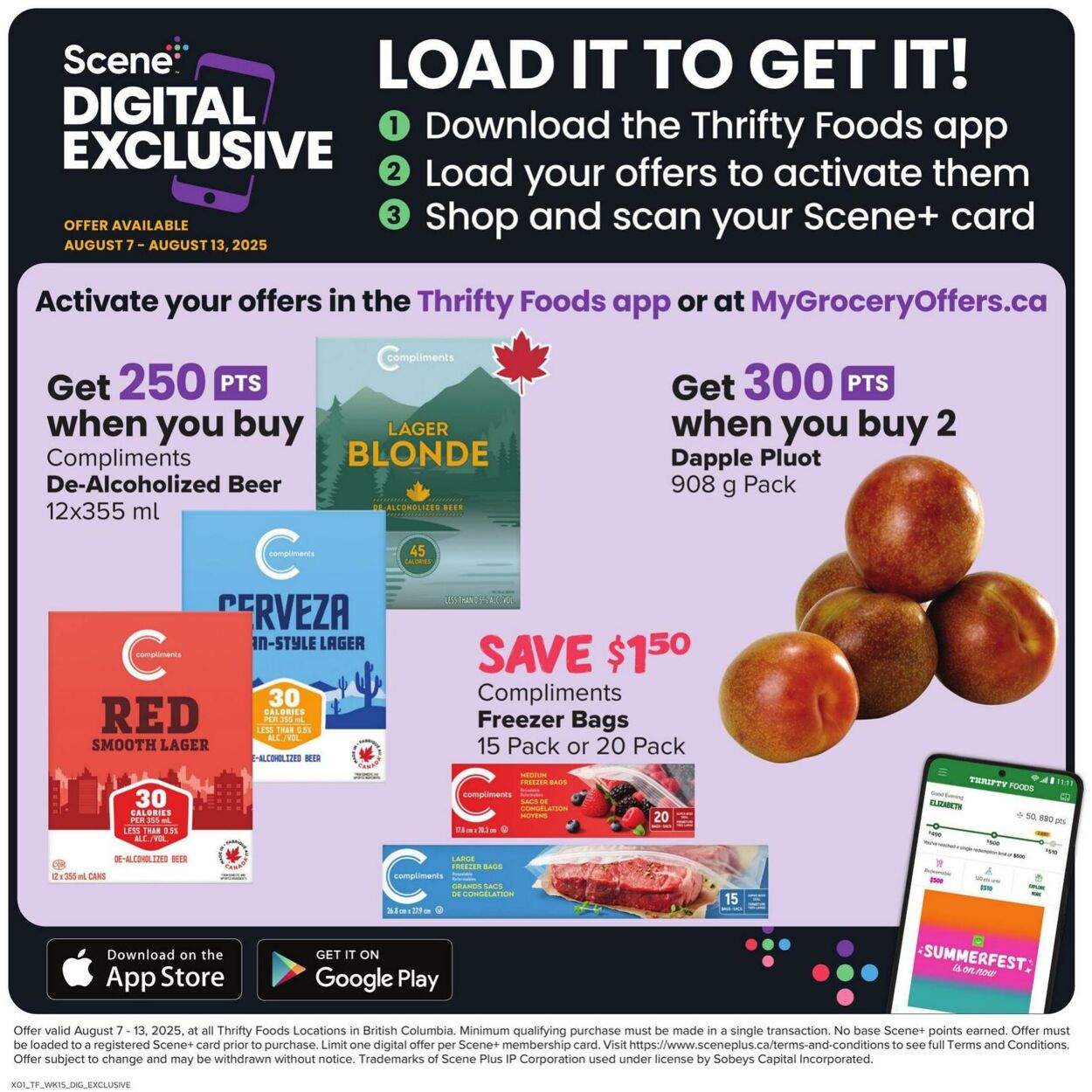 Flyer Thrifty Foods 07.08.2025 - 13.08.2025