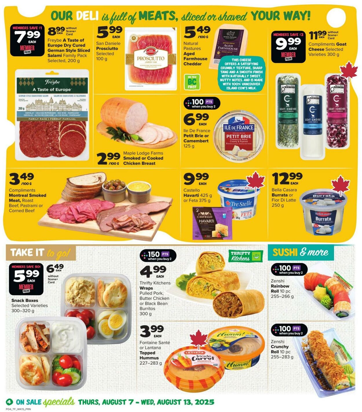 Flyer Thrifty Foods 07.08.2025 - 13.08.2025