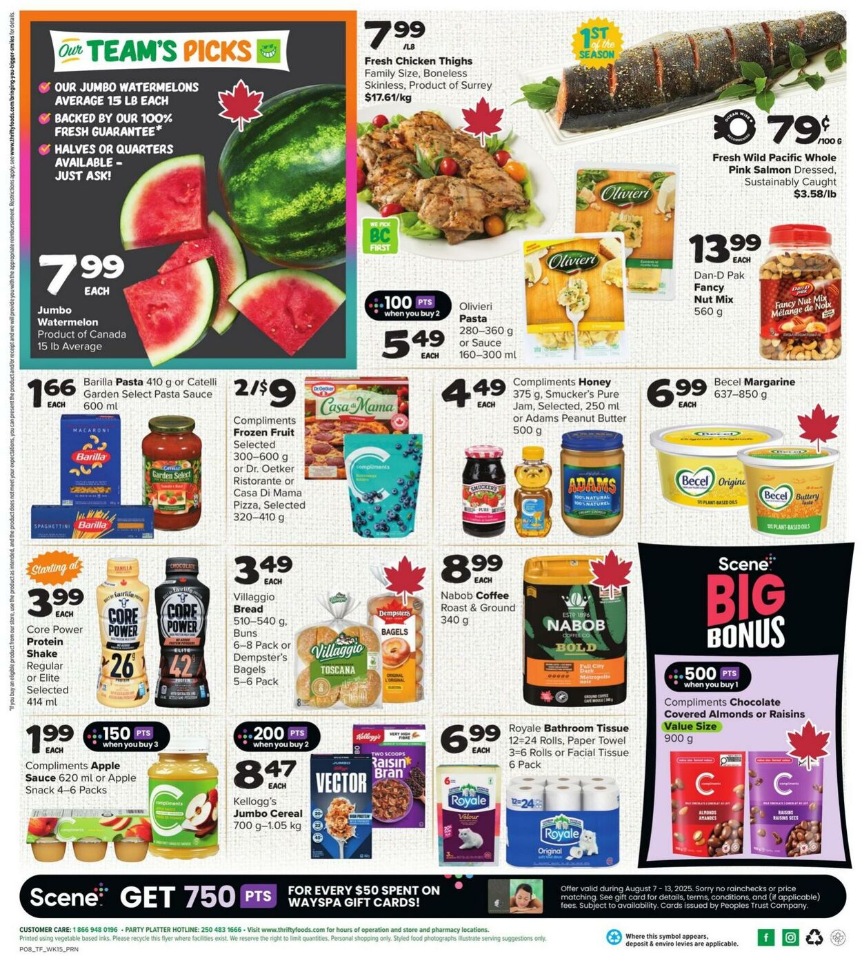 Flyer Thrifty Foods 07.08.2025 - 13.08.2025