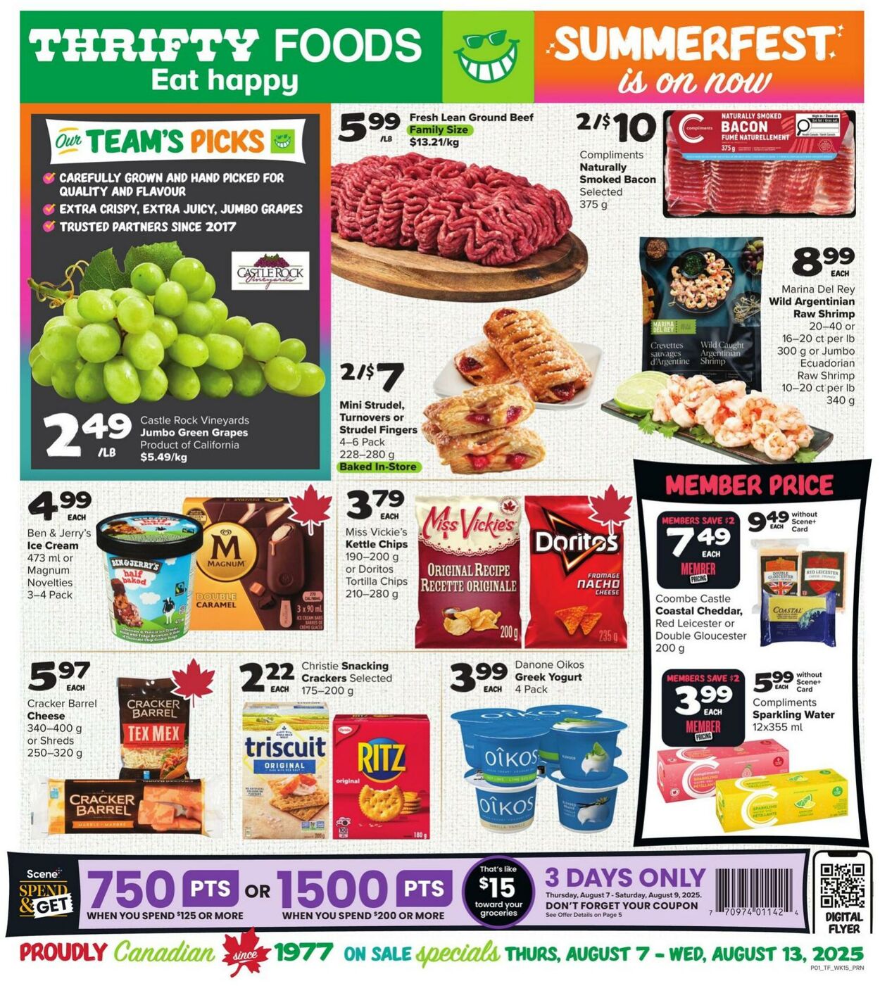Flyer Thrifty Foods 07.08.2025 - 13.08.2025