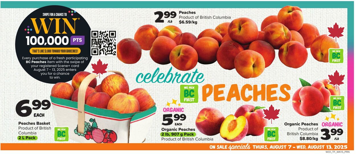Flyer Thrifty Foods 07.08.2025 - 13.08.2025