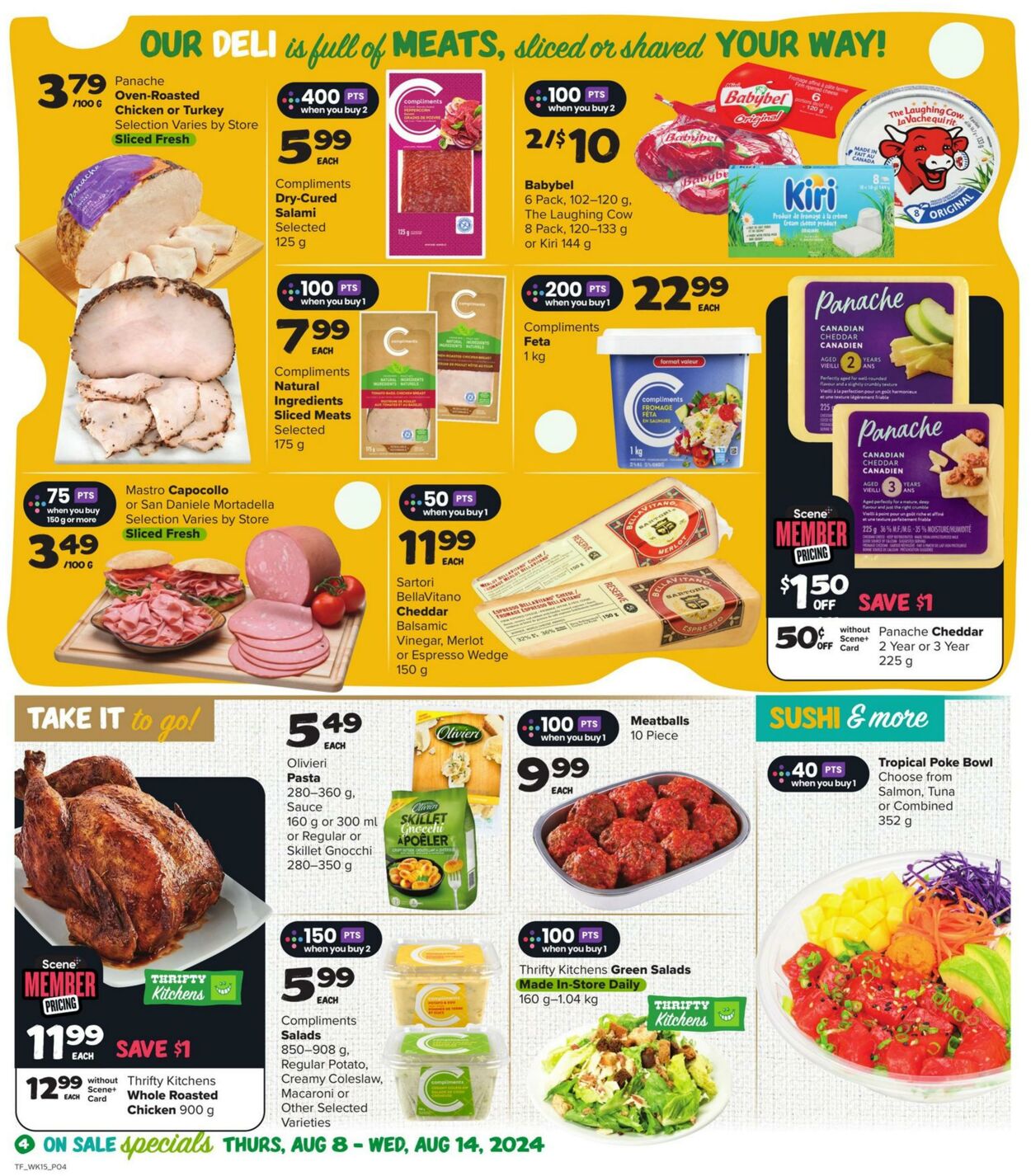 Flyer Thrifty Foods 08.08.2024 - 14.08.2024