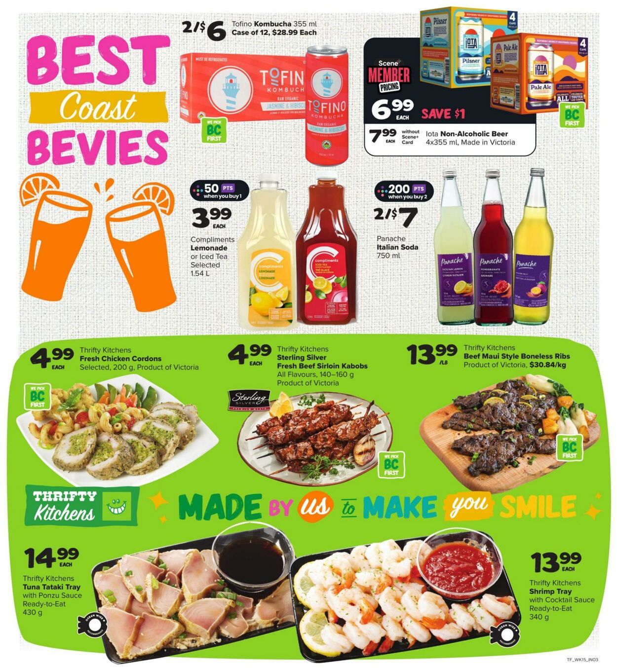 Flyer Thrifty Foods 08.08.2024 - 14.08.2024