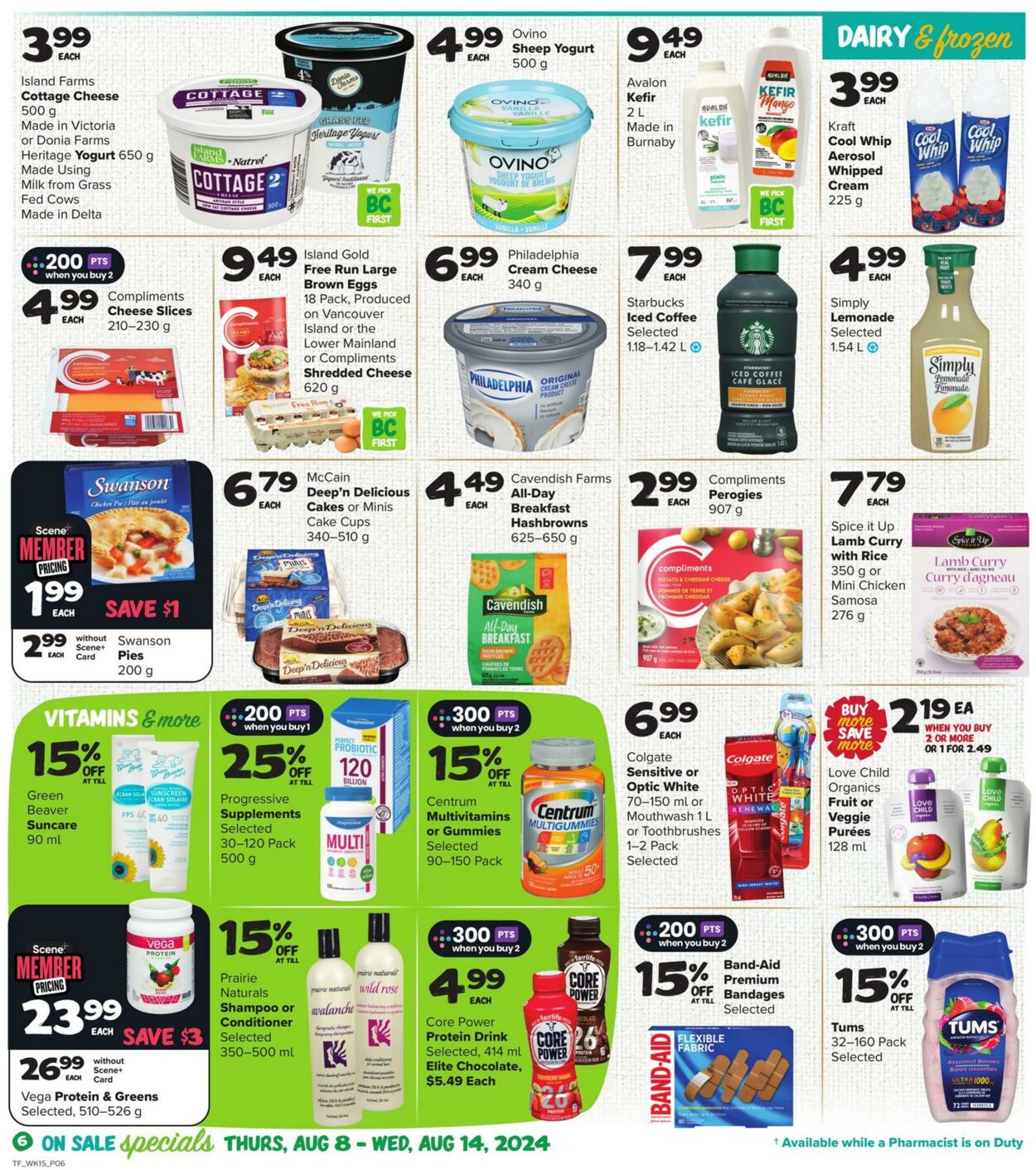 Flyer Thrifty Foods 08.08.2024 - 14.08.2024