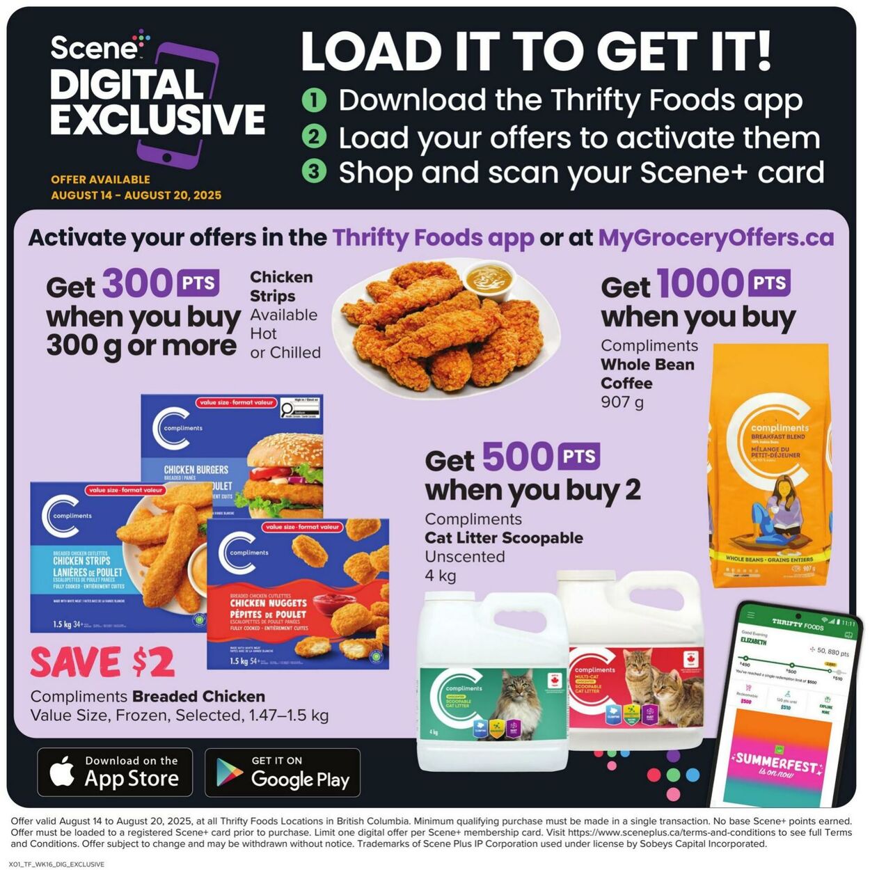Flyer Thrifty Foods 14.08.2025 - 20.08.2025