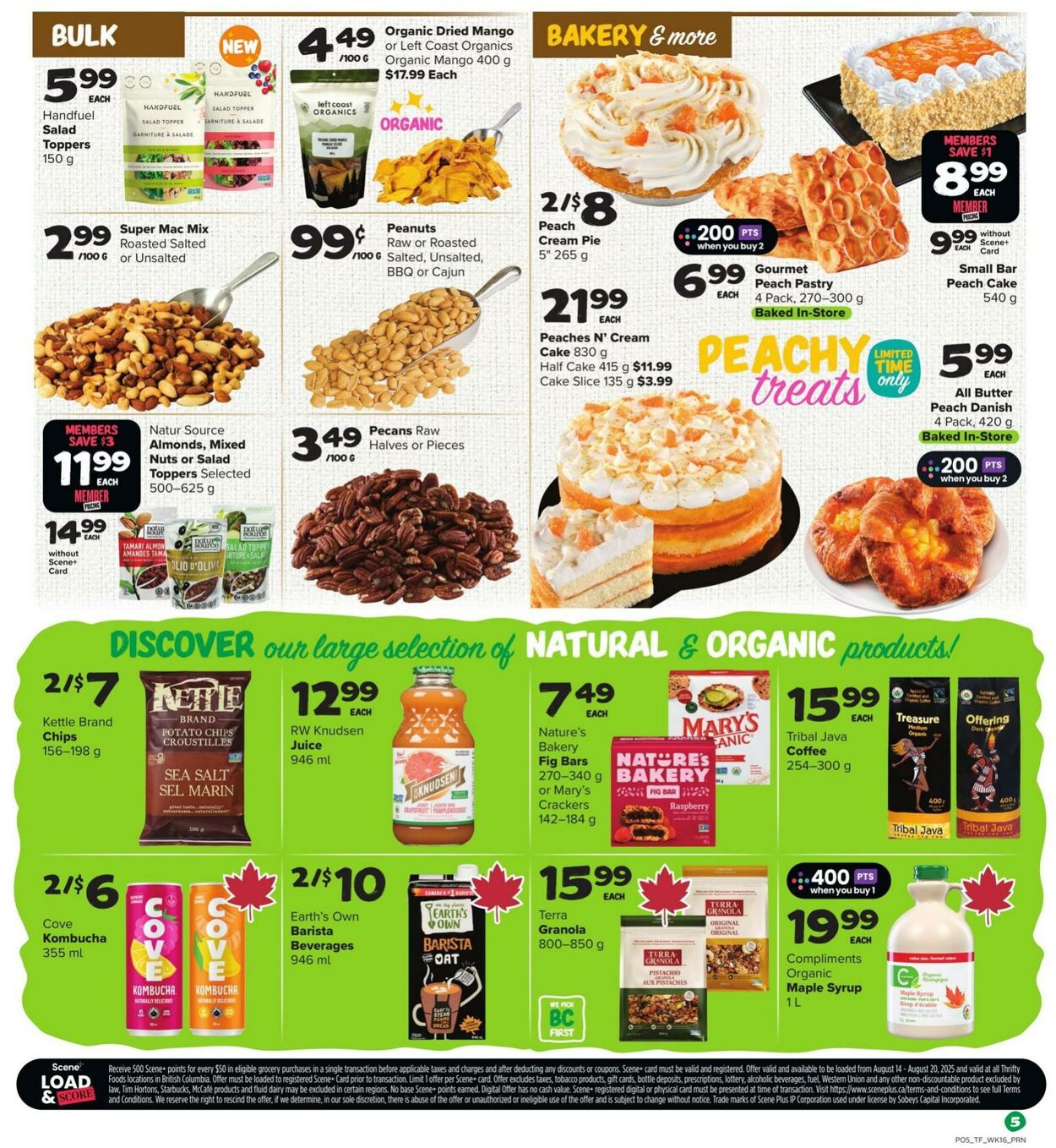 Flyer Thrifty Foods 14.08.2025 - 20.08.2025