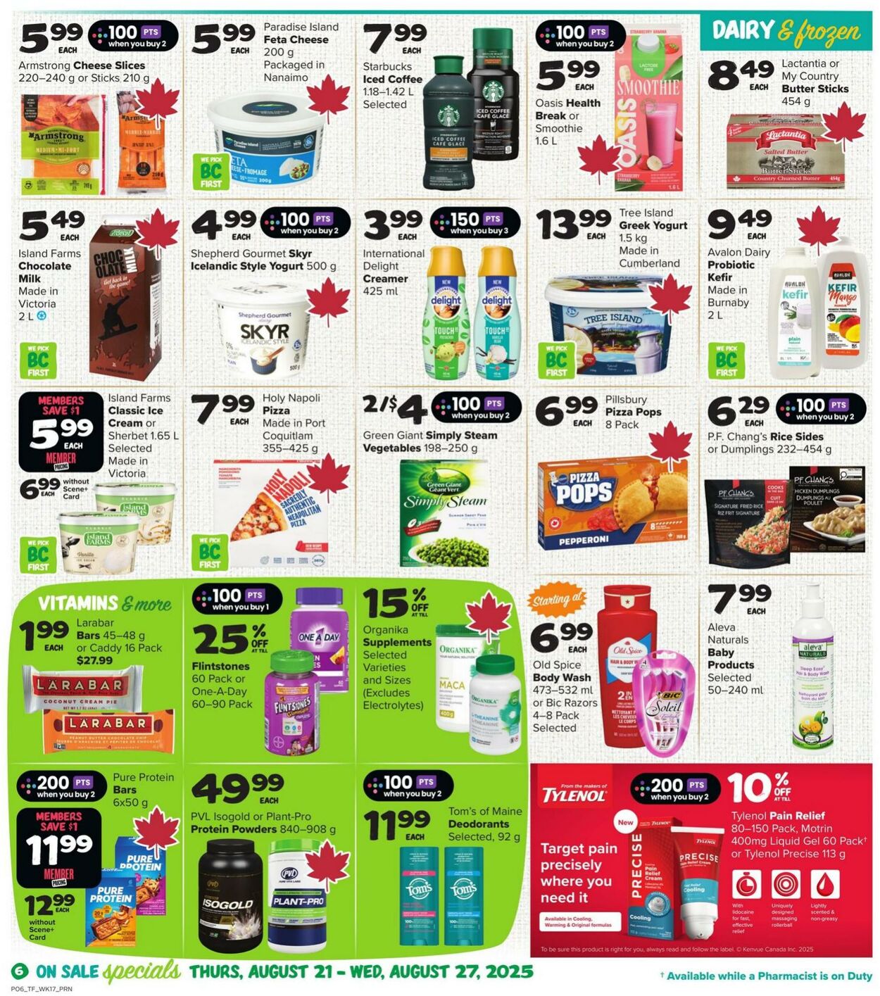 Flyer Thrifty Foods 21.08.2025 - 27.08.2025