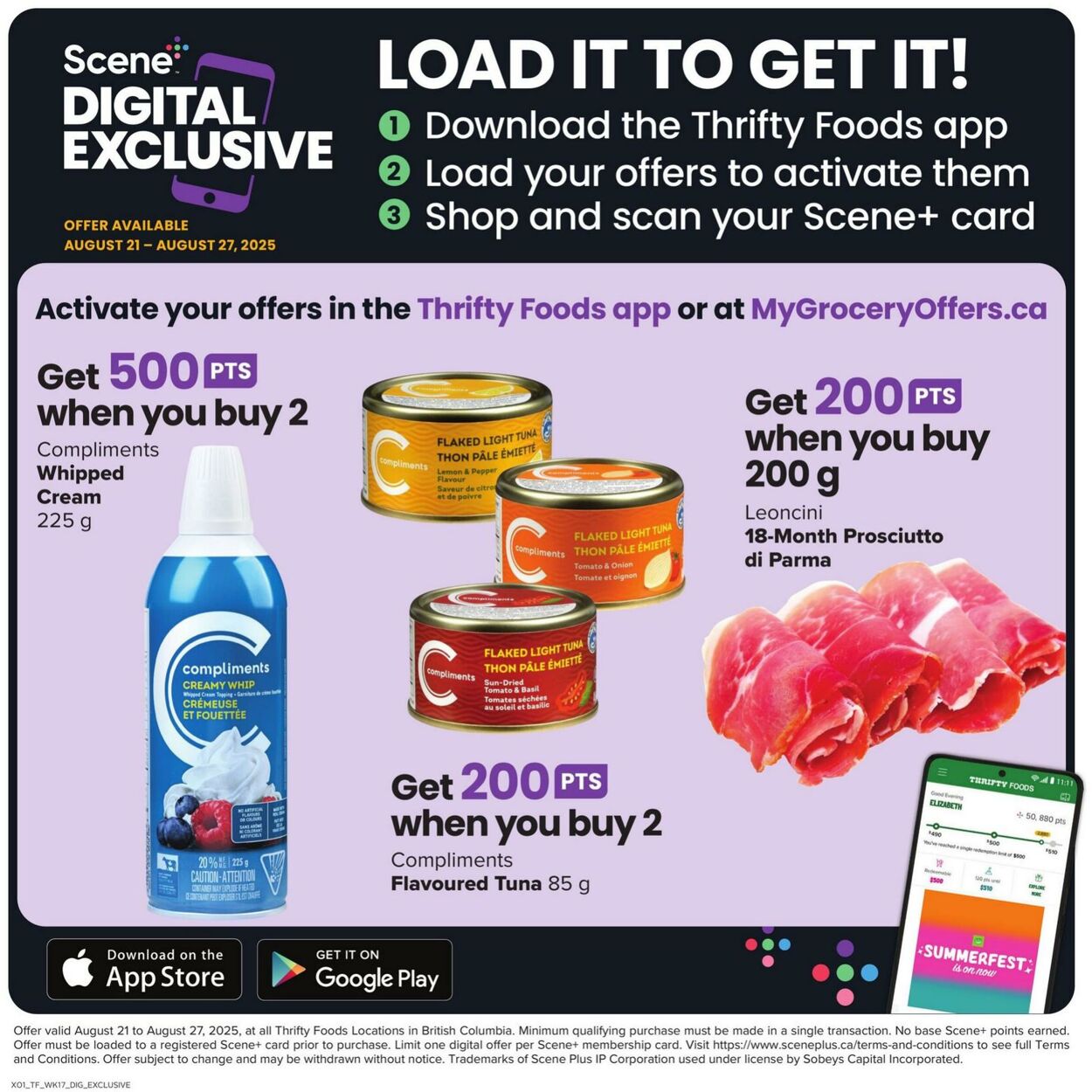Flyer Thrifty Foods 21.08.2025 - 27.08.2025