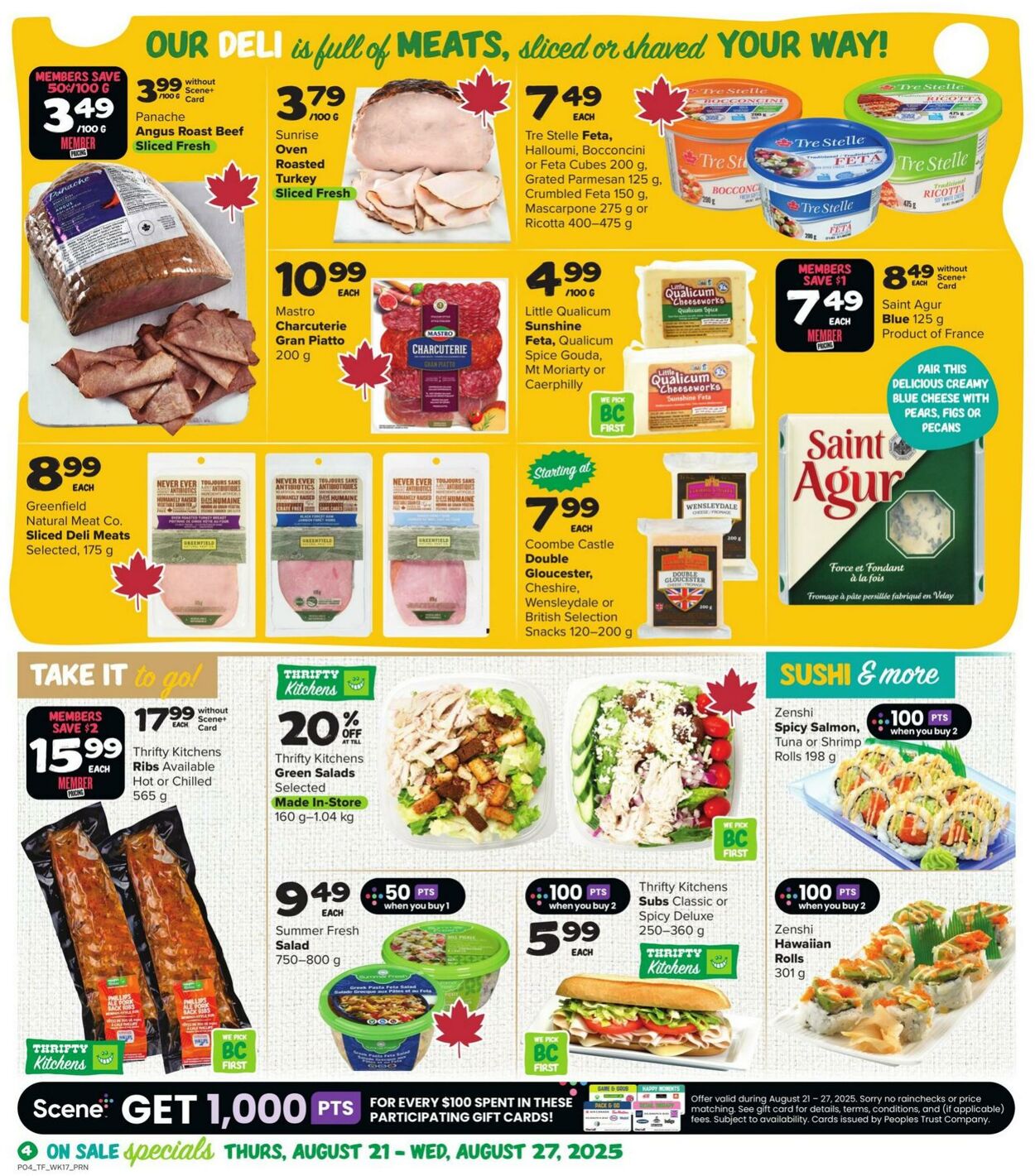 Flyer Thrifty Foods 21.08.2025 - 27.08.2025