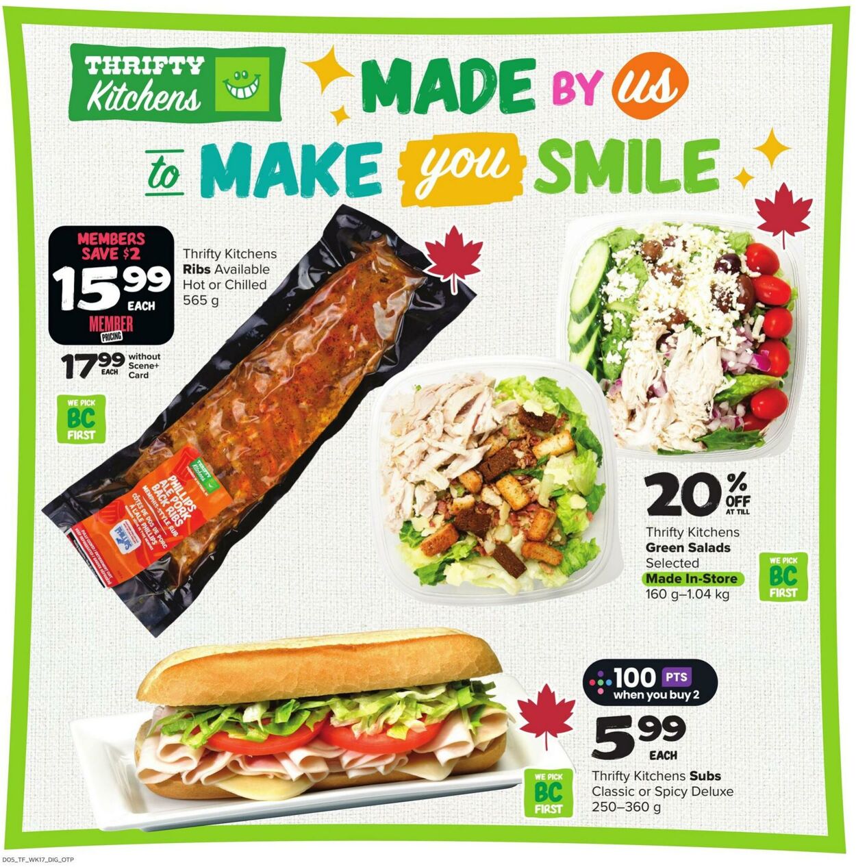 Flyer Thrifty Foods 21.08.2025 - 27.08.2025