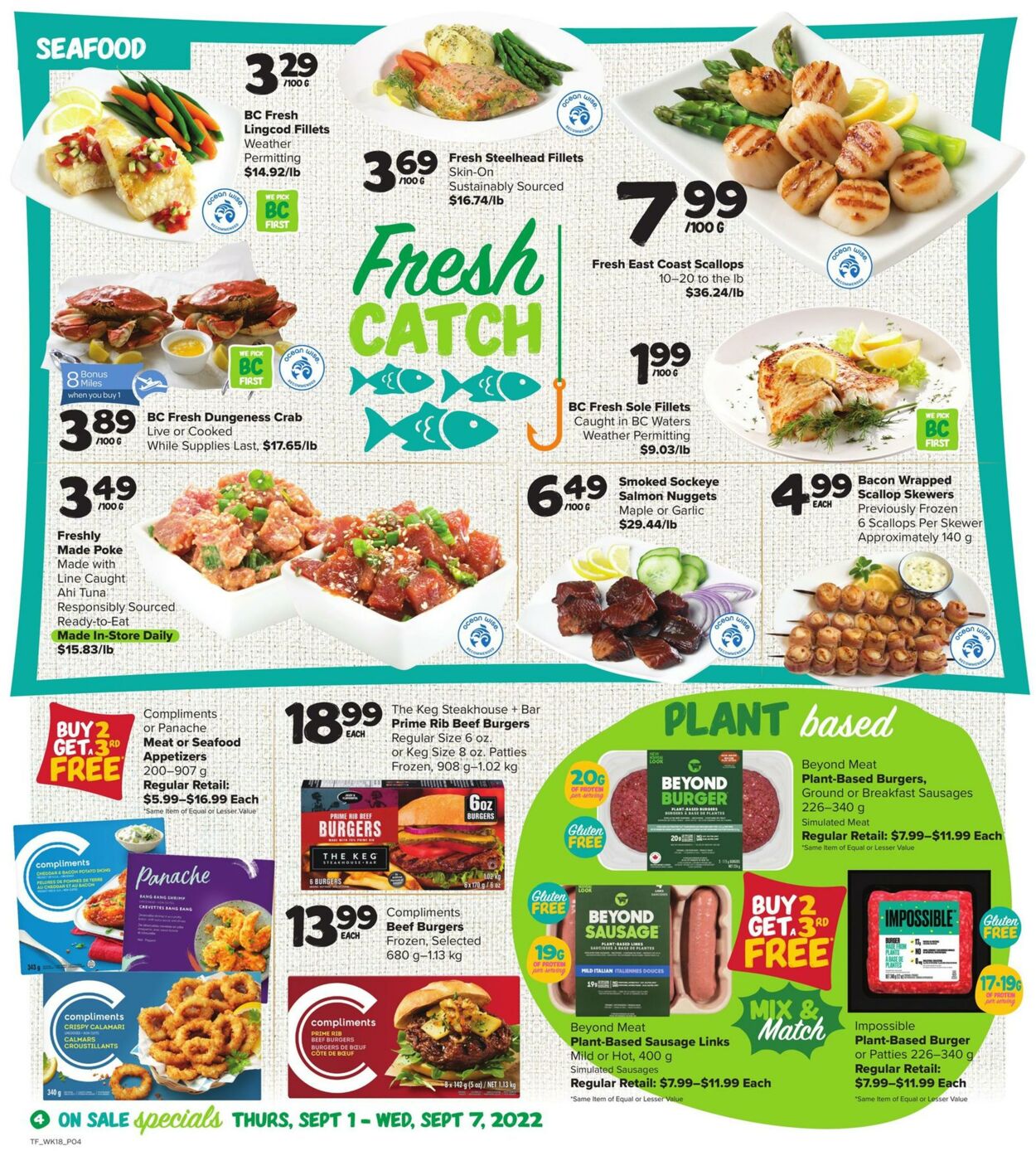 Flyer Thrifty Foods 01.09.2022 - 07.09.2022