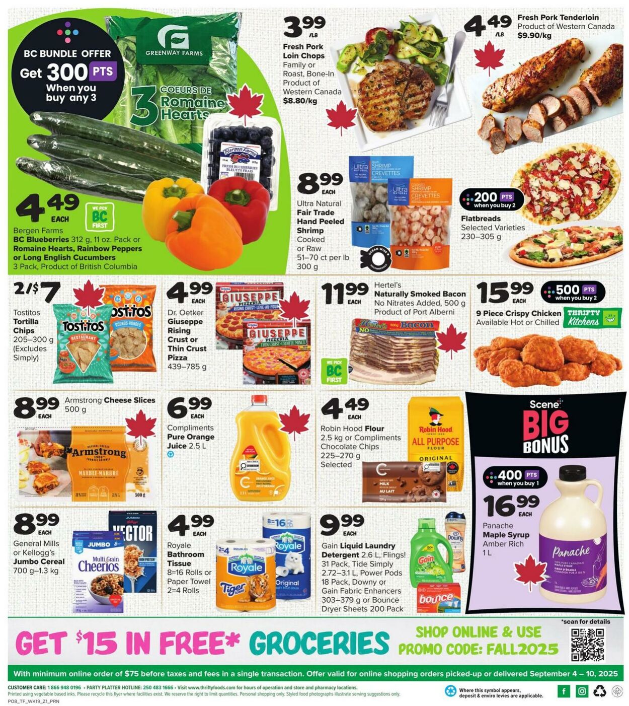 Flyer Thrifty Foods 04.09.2025 - 10.09.2025