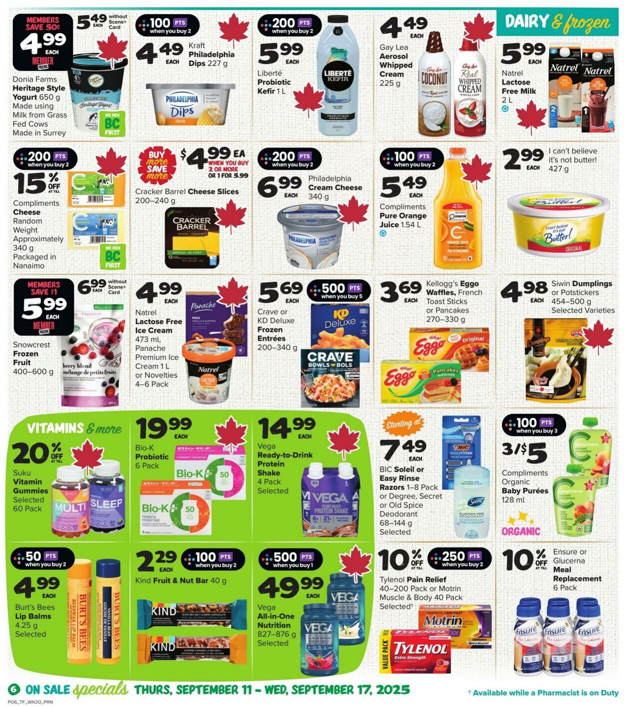 Flyer Thrifty Foods 11.09.2025 - 17.09.2025