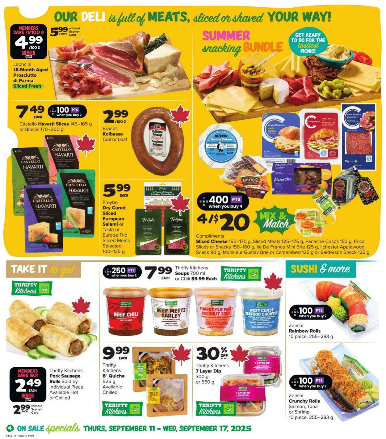 Flyer Thrifty Foods 11.09.2025 - 17.09.2025