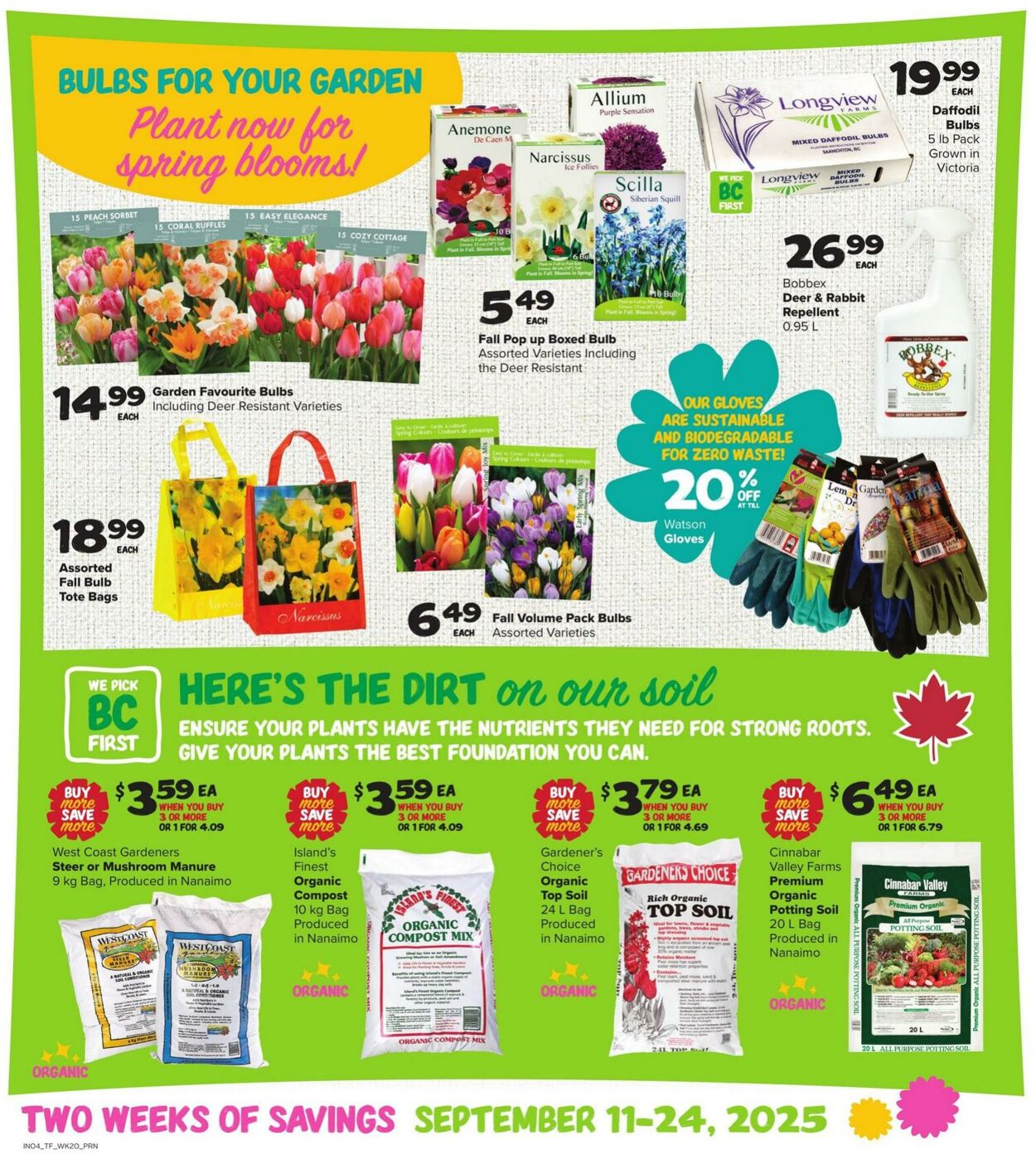Flyer Thrifty Foods 11.09.2025 - 17.09.2025
