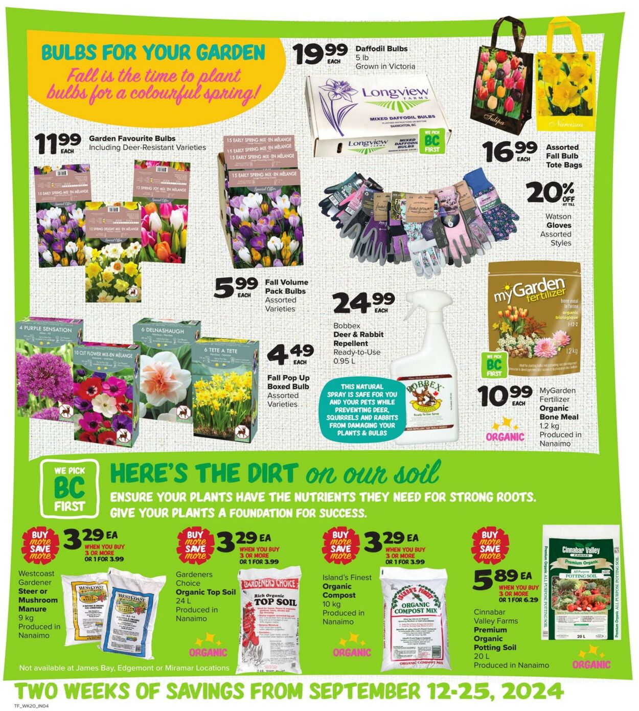 Flyer Thrifty Foods 12.09.2024 - 18.09.2024