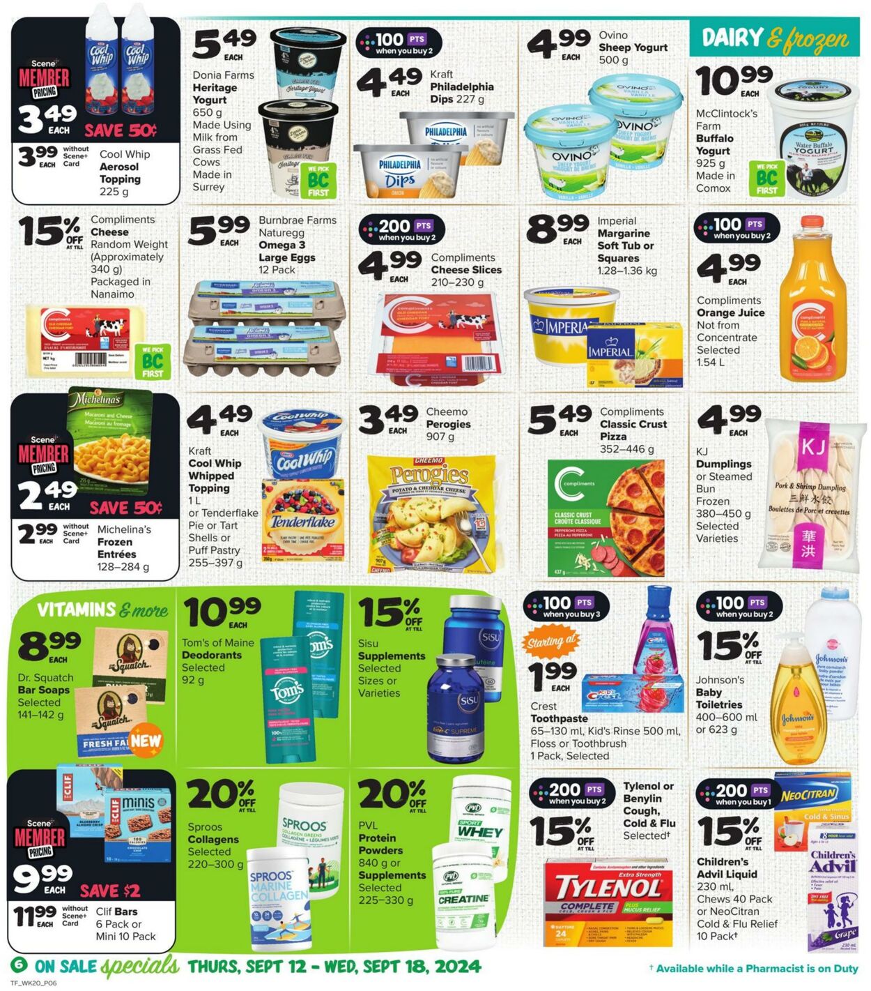 Flyer Thrifty Foods 12.09.2024 - 18.09.2024