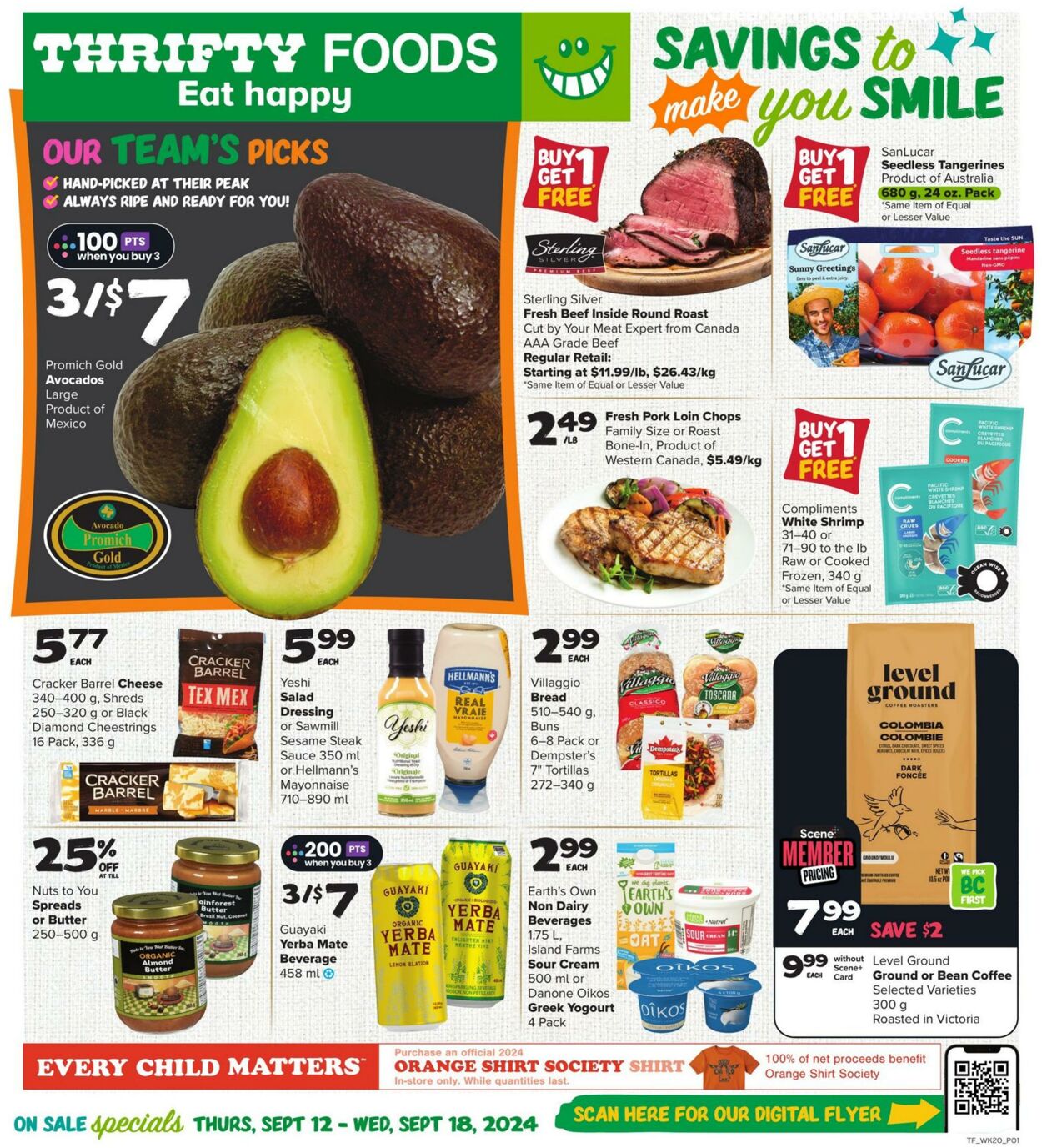 Thrifty Foods Promotional flyers