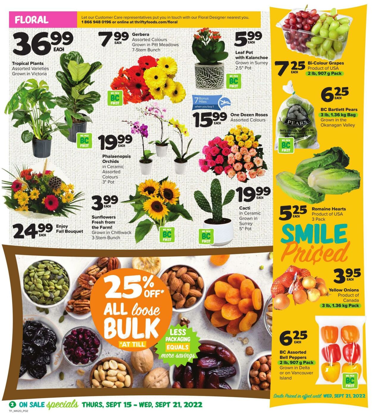 Flyer Thrifty Foods 15.09.2022 - 21.09.2022