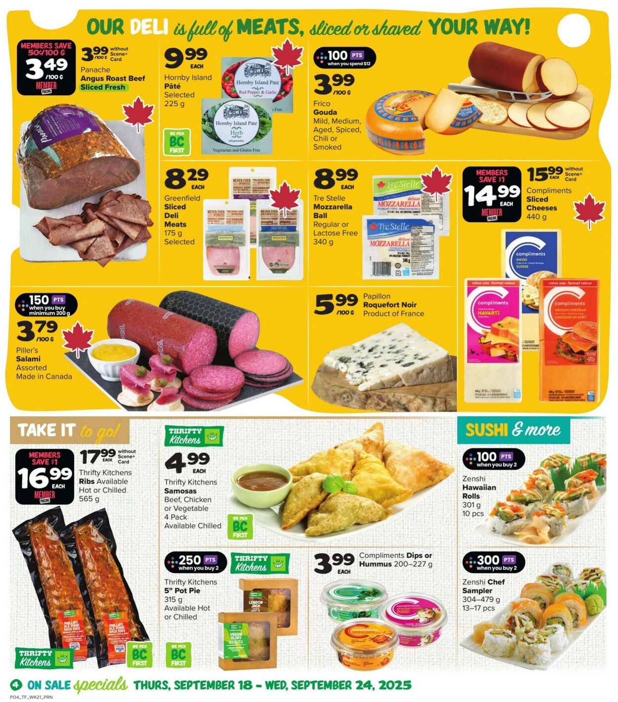 Flyer Thrifty Foods 18.09.2025 - 24.09.2025