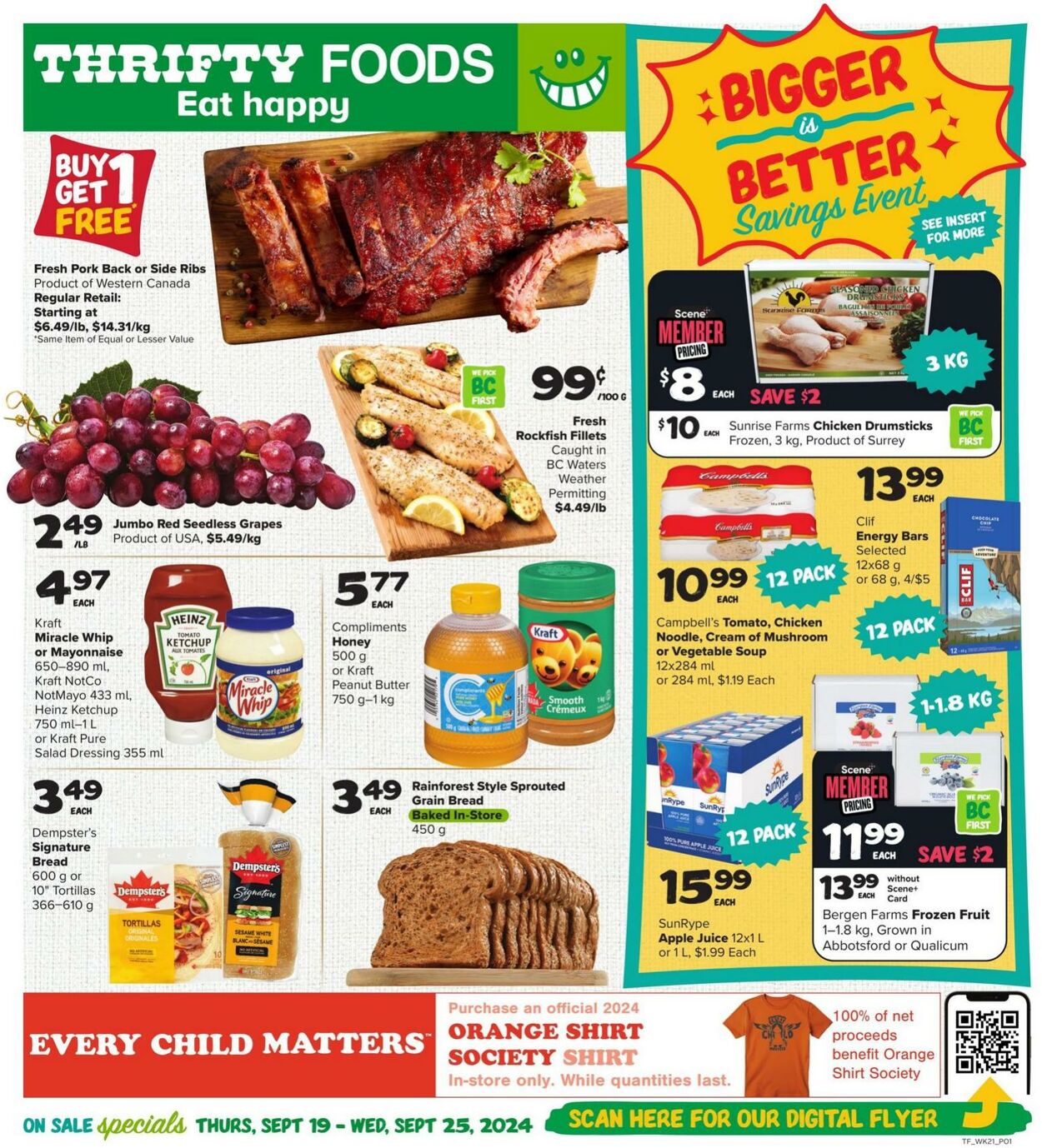 Thrifty Foods Promotional flyers