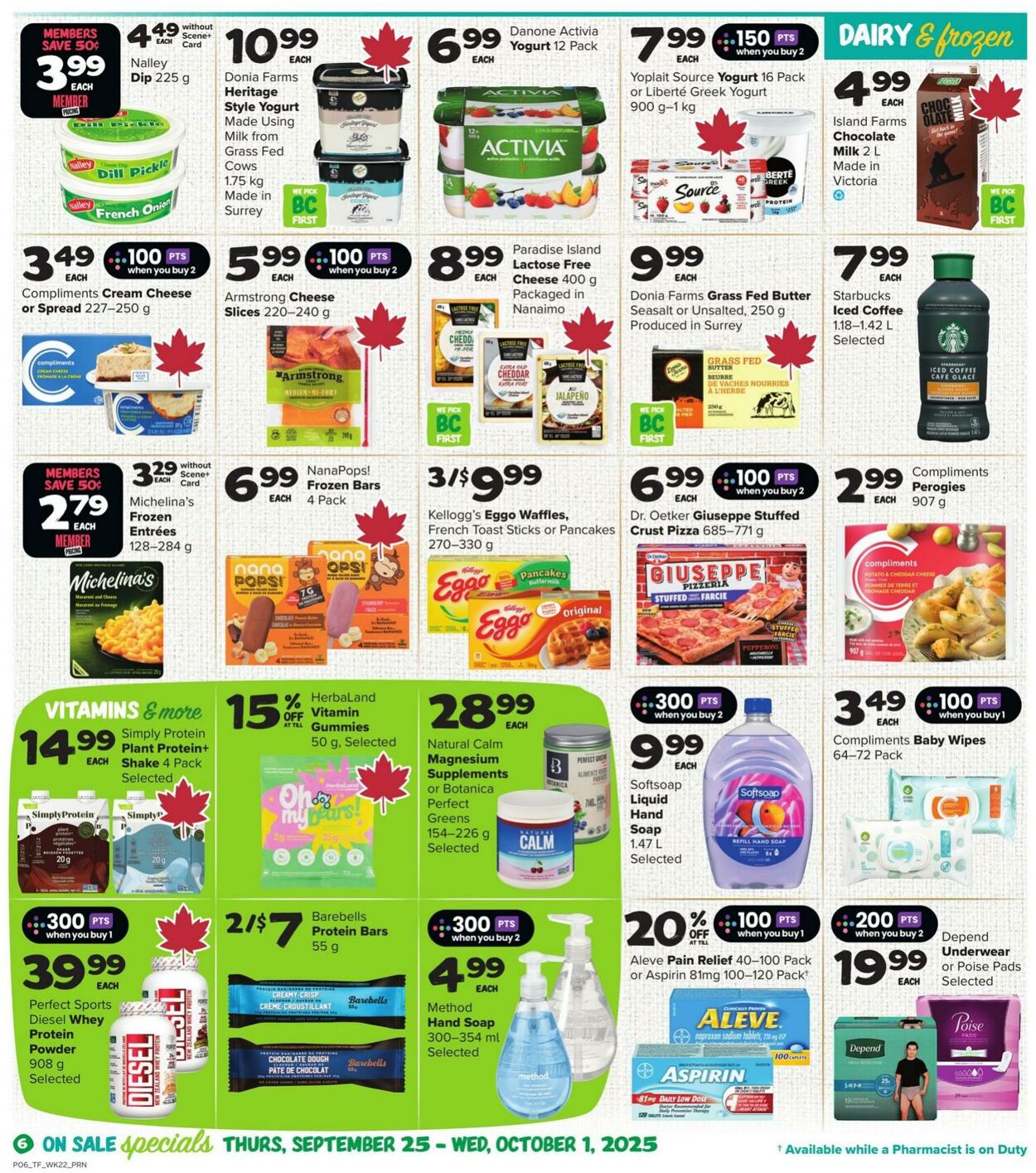 Flyer Thrifty Foods 25.09.2025 - 01.10.2025