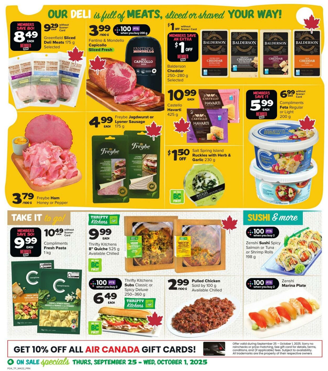 Flyer Thrifty Foods 25.09.2025 - 01.10.2025