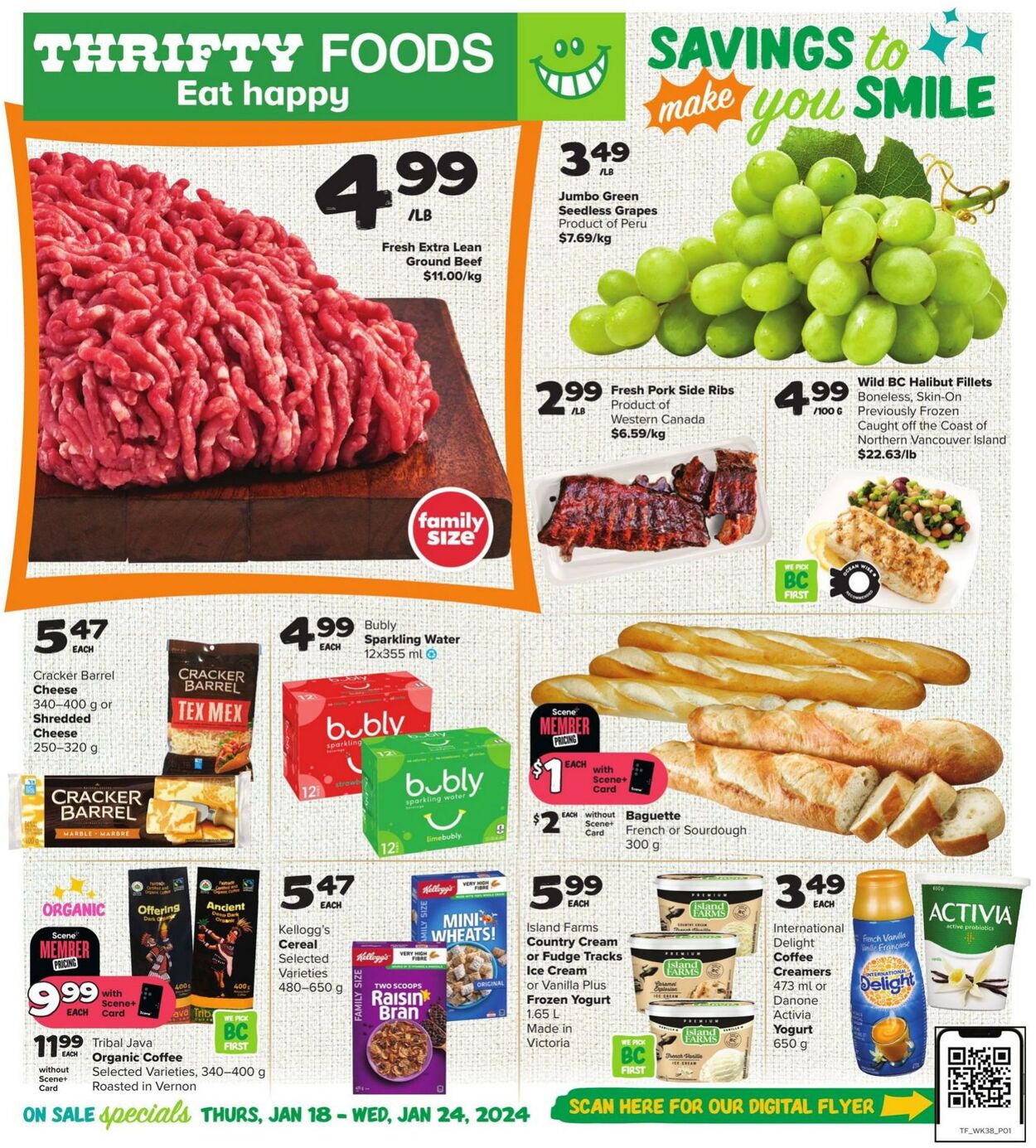 Flyer Thrifty Foods 18.01.2024 - 24.01.2024