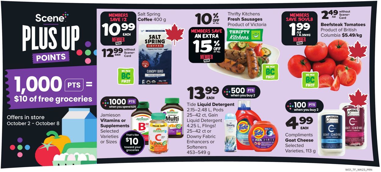 Flyer Thrifty Foods 02.10.2025 - 08.10.2025