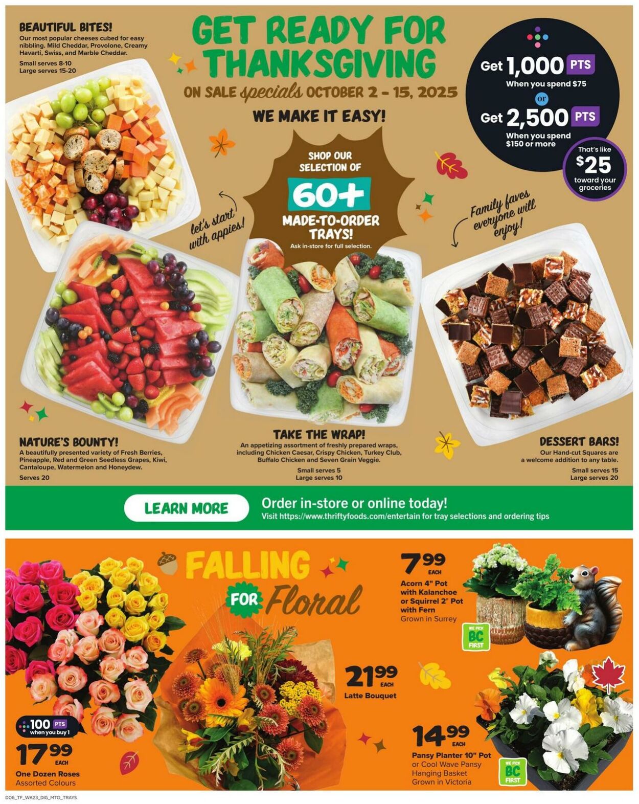 Flyer Thrifty Foods 02.10.2025 - 08.10.2025