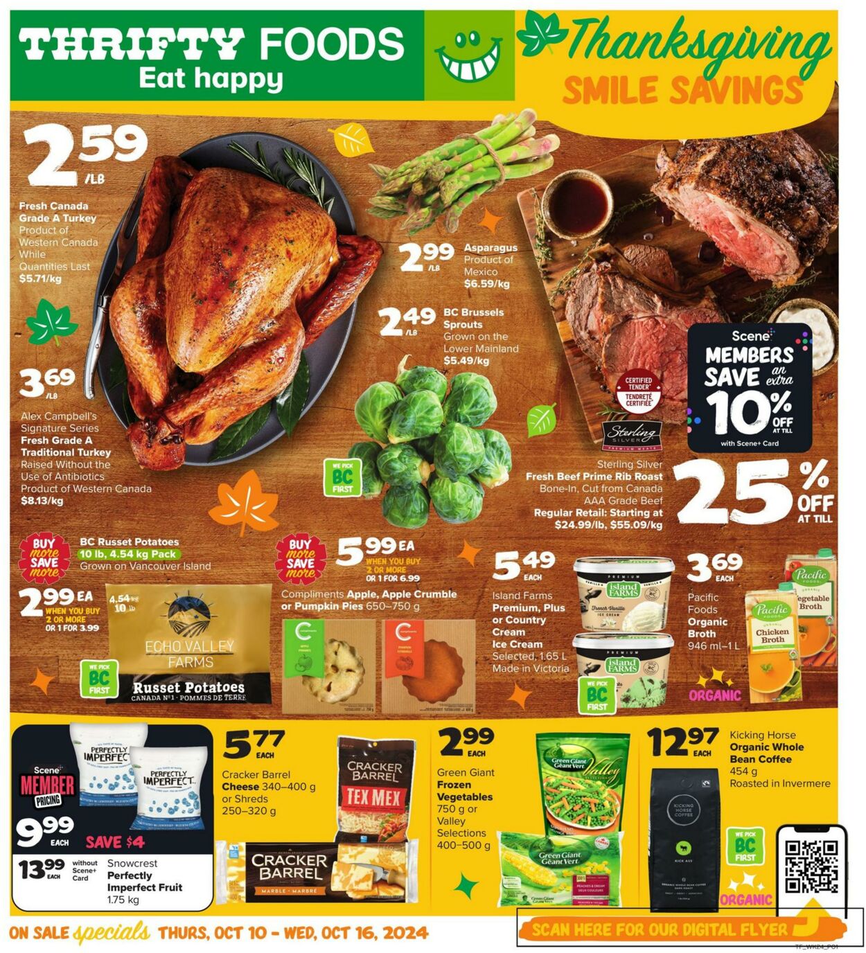 Flyer Thrifty Foods 10.10.2024 - 16.10.2024