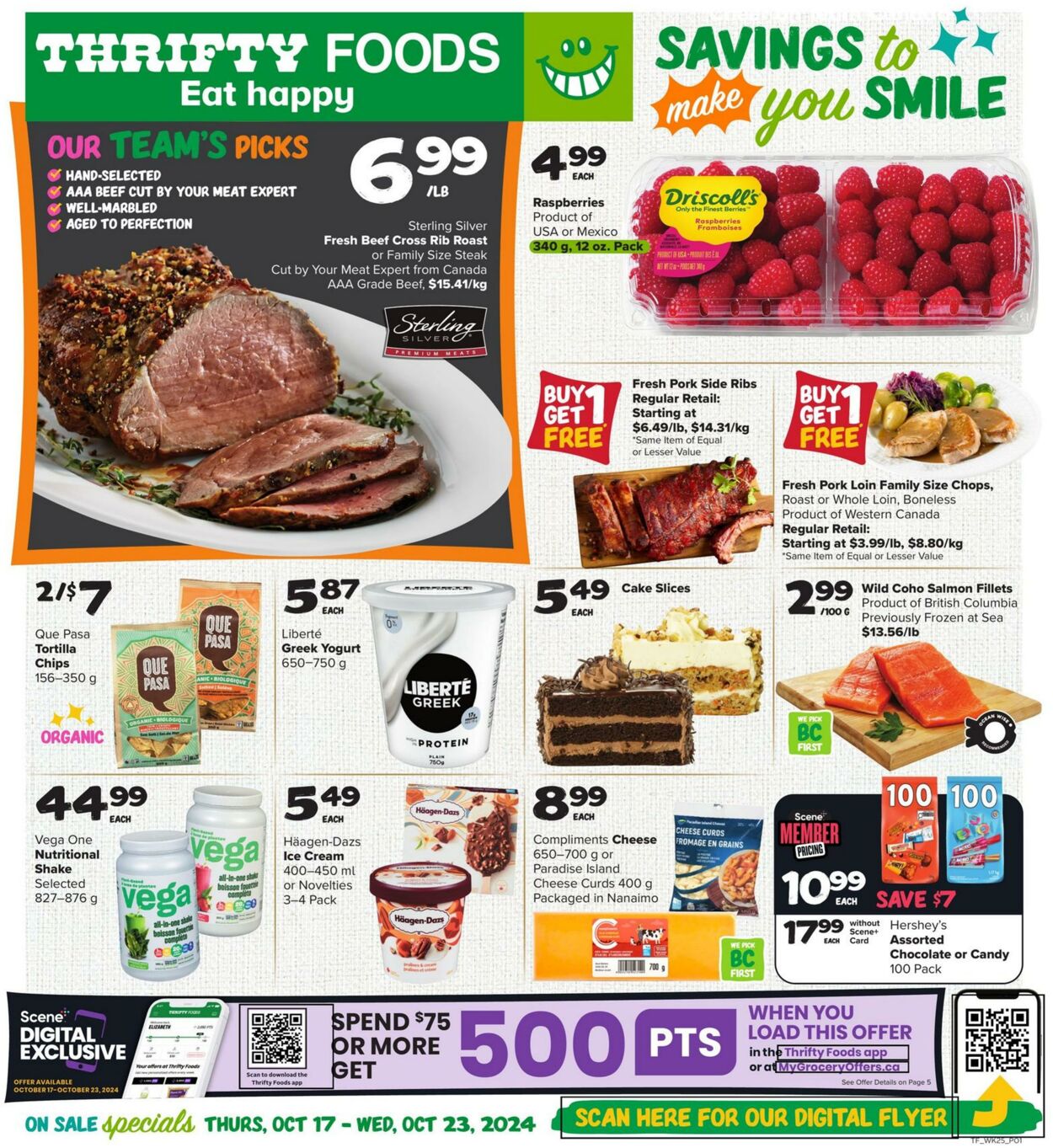 Flyer Thrifty Foods 17.10.2024 - 23.10.2024