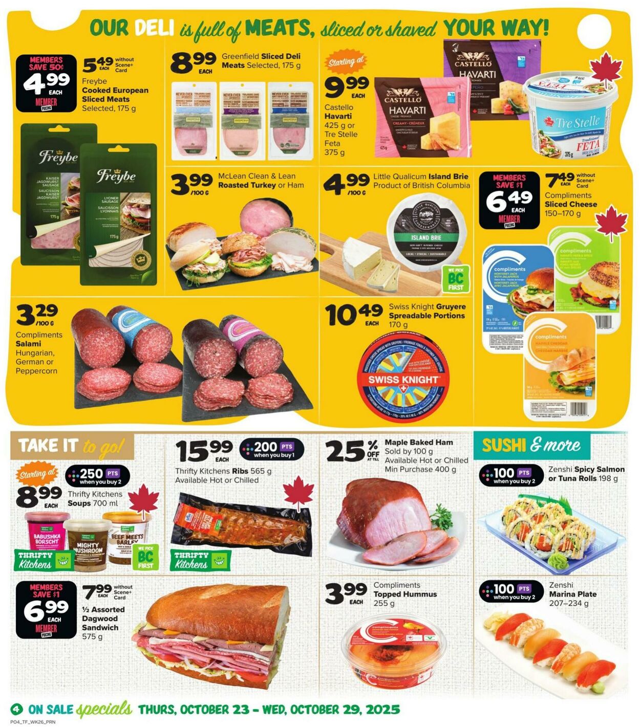 Flyer Thrifty Foods 23.10.2025 - 29.10.2025