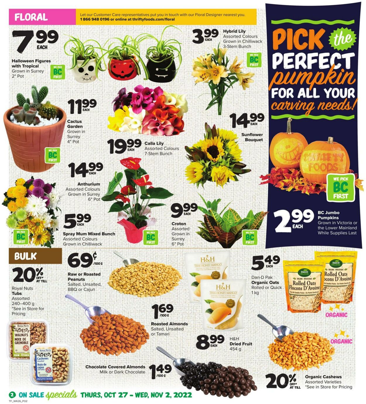 Flyer Thrifty Foods 27.10.2022 - 02.11.2022