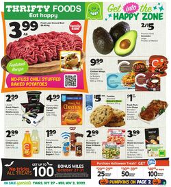 Flyer Thrifty Foods 27.10.2022-02.11.2022