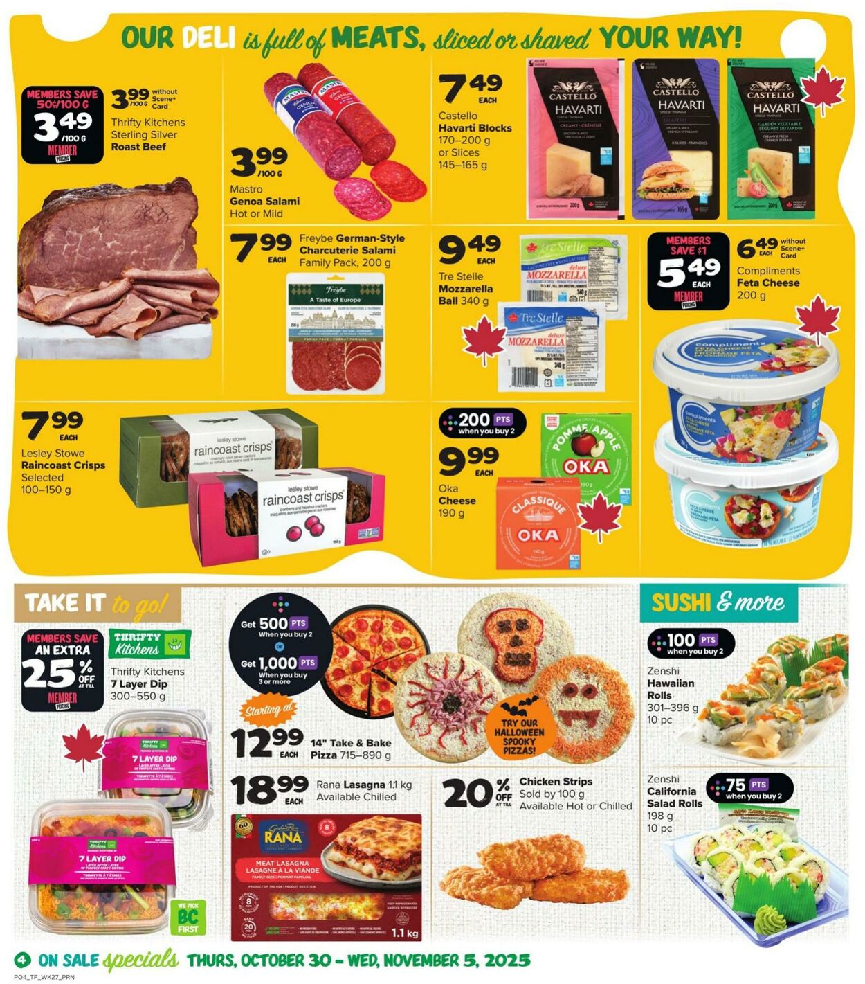 Flyer Thrifty Foods 30.10.2025 - 05.11.2025
