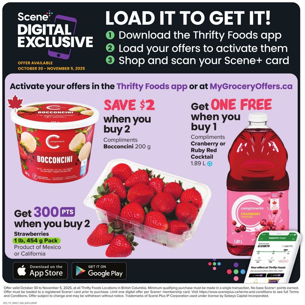 Flyer Thrifty Foods 30.10.2025 - 05.11.2025