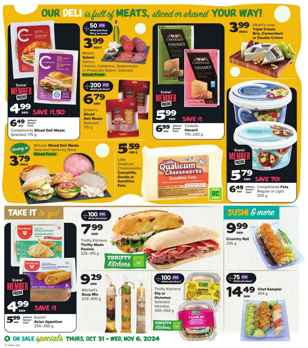 Flyer Thrifty Foods 31.10.2024 - 06.11.2024