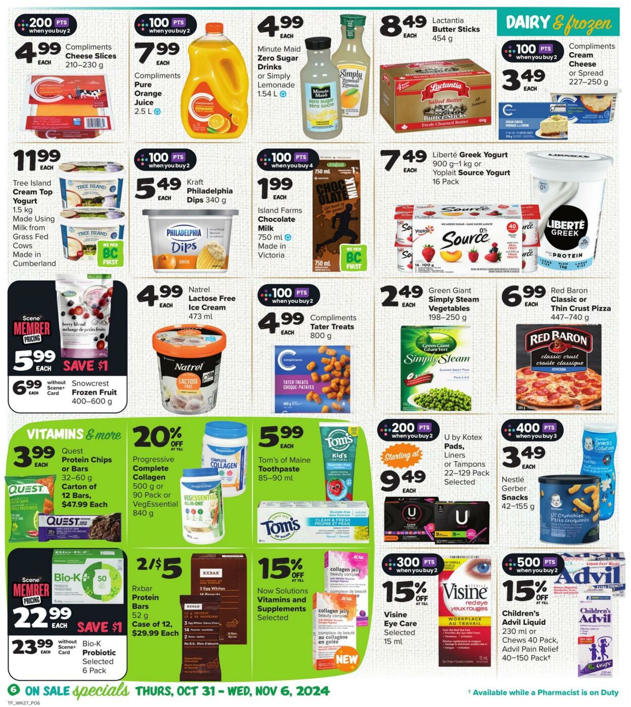 Flyer Thrifty Foods 31.10.2024 - 06.11.2024