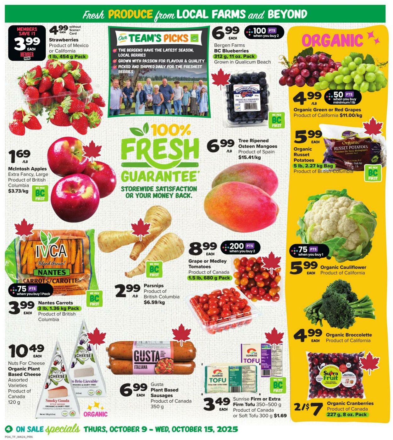 Flyer Thrifty Foods 09.10.2025 - 15.10.2025