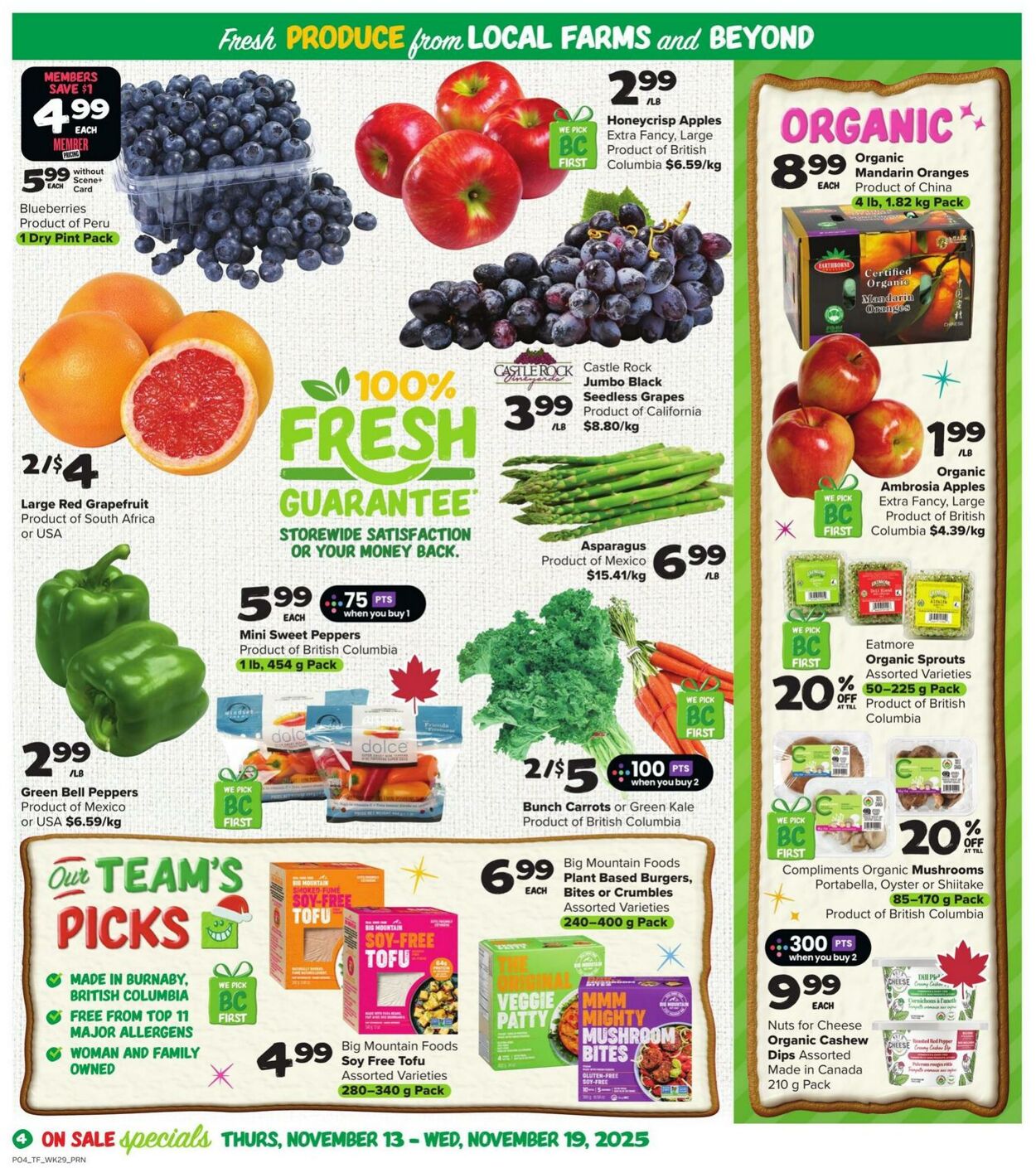 Flyer Thrifty Foods 13.11.2025 - 19.11.2025